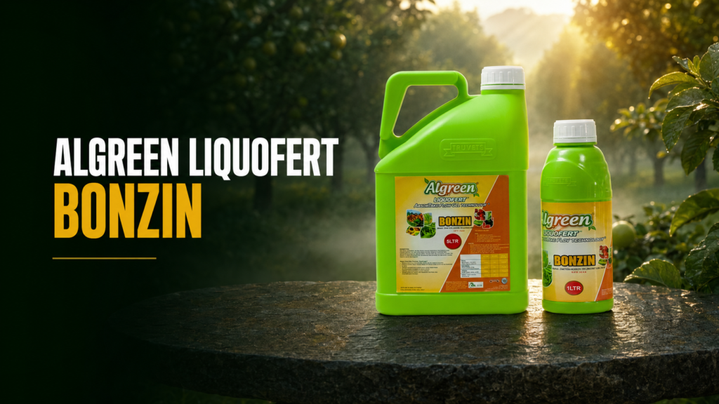 Algreen Bonzin delivers both in a single concentrated foliar feed, supplying 10% zinc and 15% boron with a natural stimulant to boost flower formation and prevent flower abortion and fruit drop.
